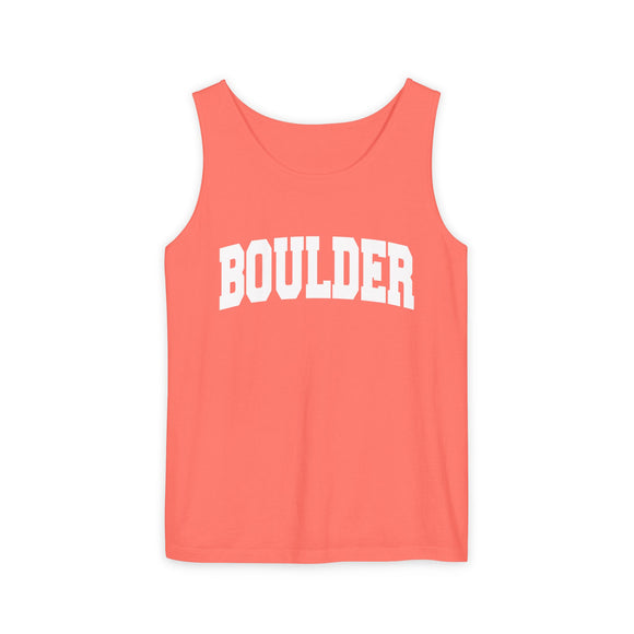 Boulder, Colorado Tank Top Unisex | Comfort Colors - 100% Cotton