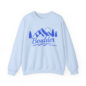 Boulder, Colorado Sweatshirt - Unisex Mountain Boulder Sweatshirt