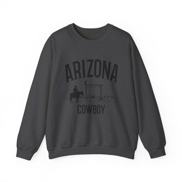 Buy dark-heather Arizona Sweatshirt - Mountain Cowboy Graphic Crewneck