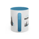 California Retro Snow Skiing Mountain 11 oz Mug, Ski Lodge Decor Coffee Cup, Mountain Gondola Lover Gift, Retro Skiing Mug-16