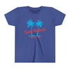 Santa Barbara, California Youth Shirt - Retro Palm Tree Santa Barbara Kid's T-Shirt