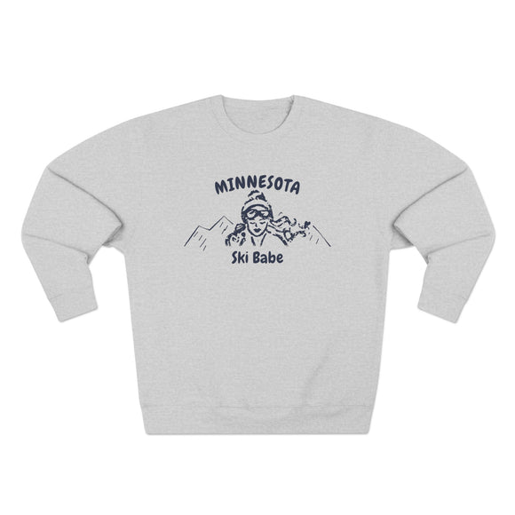Premium Minnesota Ski Babe Sweatshirt