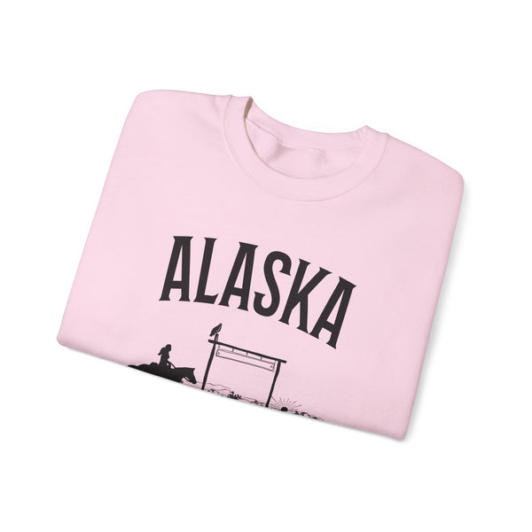 Alaska Sweatshirt - Mountain Cowgirl Graphic Crewneck
