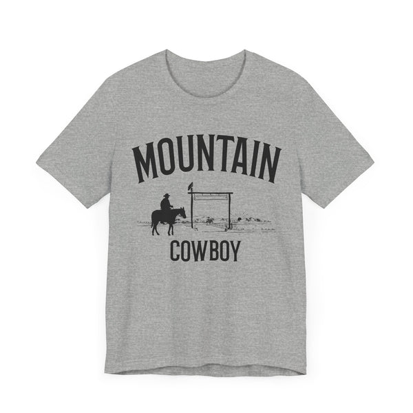 Mountain Cowboy T Shirt - Mountain Graphic Tee