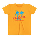 Charleston, South Carolina Youth Shirt - Retro Palm Tree Charleston Kid's T-Shirt-5