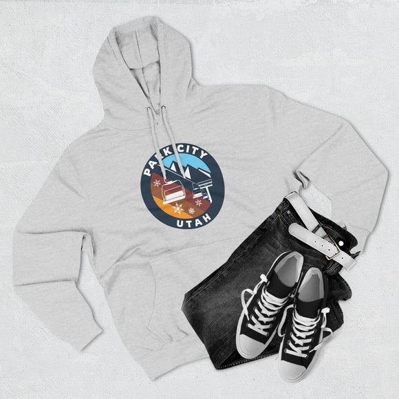 Premium Park City, Utah Ski Lift Hoodie