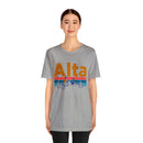Alta, Utah Shirt - Mountain Sunset Unisex Alta T-Shirt-12