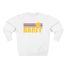 Premium Banff, Canada Retro Sun Graphic Sweatshirt-2