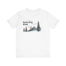 Park City, Utah T-Shirt - Retro Ski Mountain Gondola Unisex Park City Shirt-5
