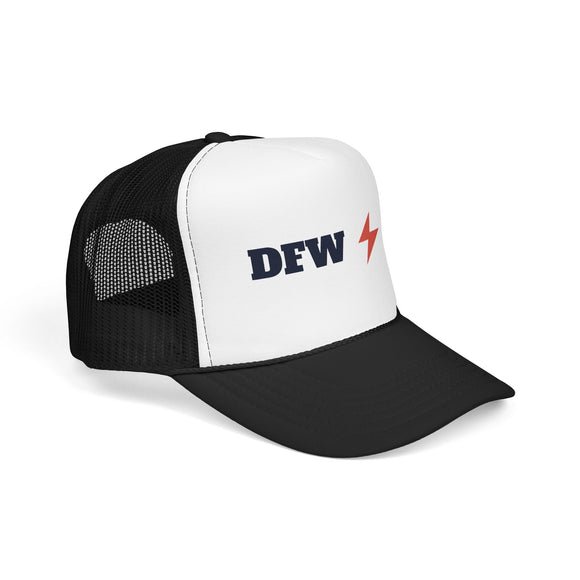 Dallas, Texas Retro Trucker Hat - Lightning Foam Cap