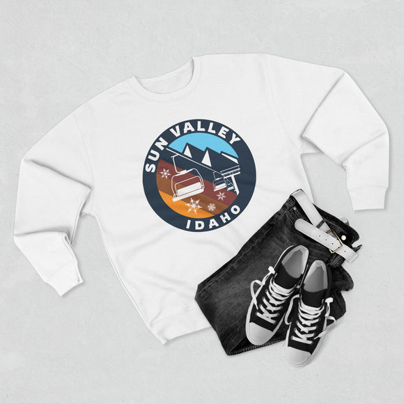 Premium Sun Valley, Idaho Mountain Ski Lift Sweatshirt
