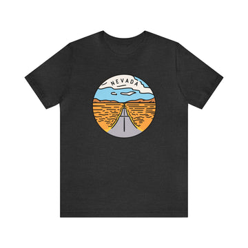 Buy dark-grey-heather Nevada T-Shirt - Unisex Nevada Shirt