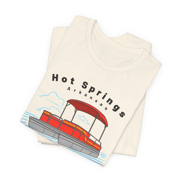 Hot Springs, Arkansas T Shirt - Pontoon Boat Tee