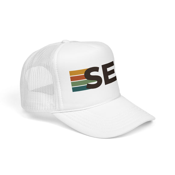 Seattle, Washington Trucker Hat - SEA Abbr retro cap