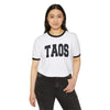 Taos, New Mexico Cotton Ringer Graphic Tee - Unisex Taos T Shirt, Vintage Style Tee, Men's/Women's Tee