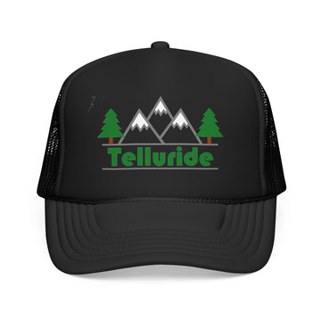 Telluride, Colorado Trucker Hat - Foam Mountain Cap - 0