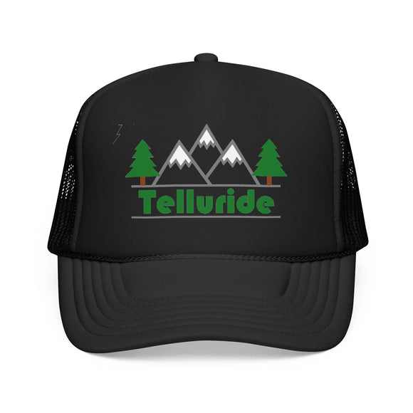 Telluride, Colorado Trucker Hat - Foam Mountain Cap
