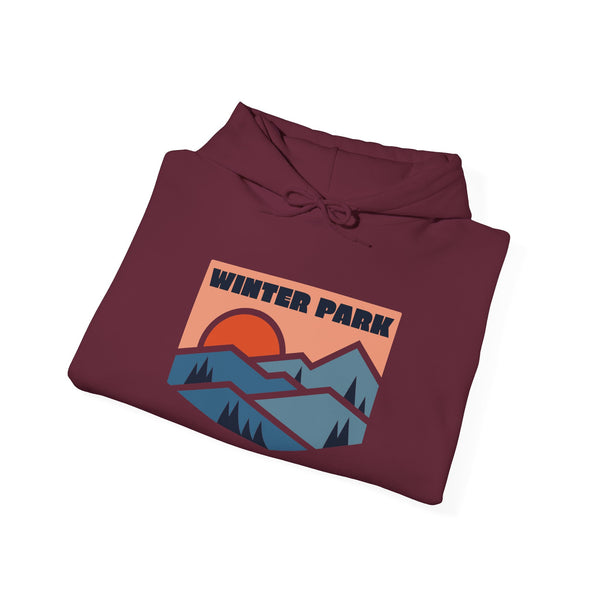 Winter Park, Colorado Hoodie - Unisex Mountain Winter Park Hoodie Graphic Sweatshirt