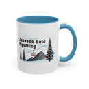 Jackson Hole, Wyoming Retro Snow Skiing Mountain 11 oz Mug, Ski Lodge Decor Coffee Cup, Mountain Gondola  Lover Gift, Retro Skiing Mug-14