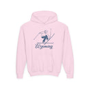Wyoming Youth Hoodie - Snow Ski Kids Wyoming Hooded Sweatshirt-4