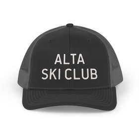 Alta, Utah Snapback Trucker Cap - Embroidered Alta Hat