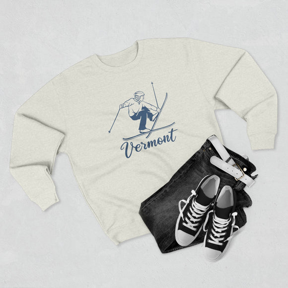 Premium Vermont Vintage Snow Ski Sweatshirt