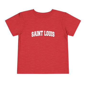 Buy heather-red St Louis, Missouri Toddler Graphic Tee - Kids St Louis Vacation T-Shirt