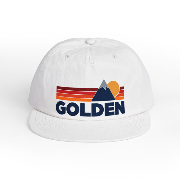 Golden, Colorado Mountain Surf Cap | Retro Light Weight Cap