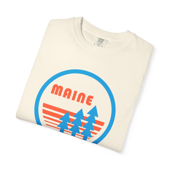 Maine T Shirt, Comfort Colors Cotton 100% Cotton Trees Tee