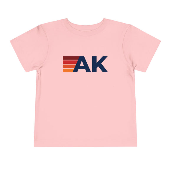 Alaska Toddler Tee - Retro Abbreviation T-Shirt