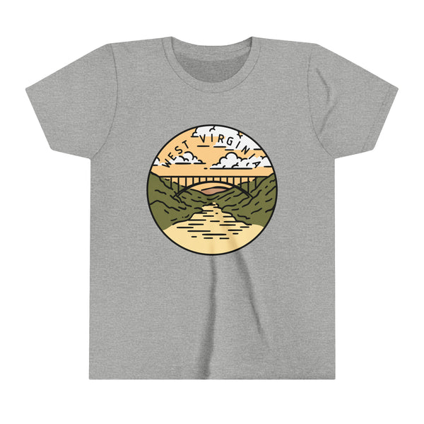 West Virginia Youth T-Shirt - Unisex Kids West Virginia Shirt