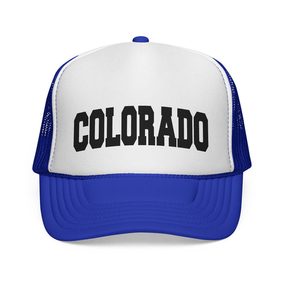 Colorado Retro Collegiate Style Trucker Hat