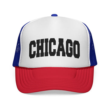Chicago, Illinois Collegiate Style Trucker Hat