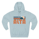 Alta, Utah Hoodie - Retro Mountain Unisex Sweatshirt-6