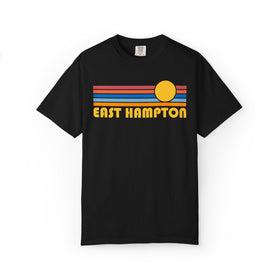 Buy black East Hampton Graphic Tee, Comfort Colors Retro Unisex T shirt