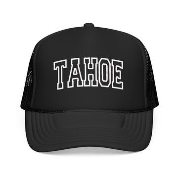 Lake Tahoe, California Trucker Hat — Vintage College Foam Mesh Lake Tahoe Cap - 0