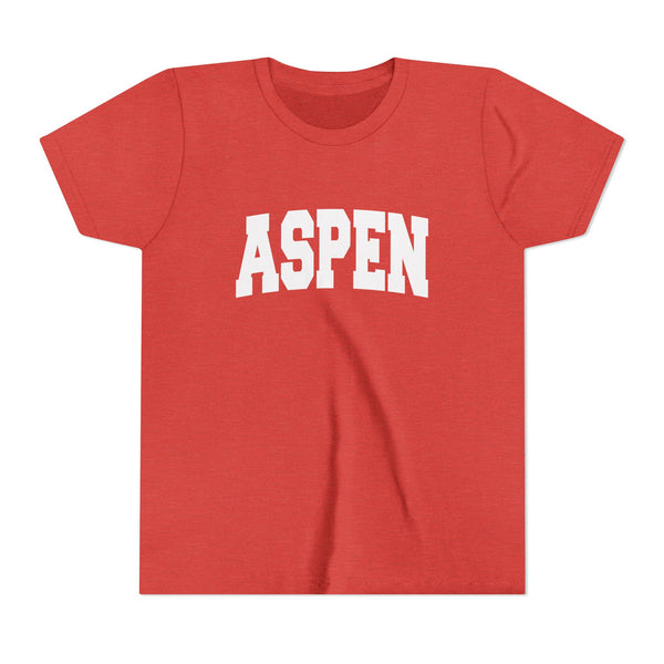 Aspen, Colorado Youth Graphic Tee - Kids Aspen T Shirt