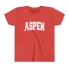 Aspen, Colorado Youth Graphic Tee - Kids Aspen T Shirt
