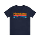 Montana T-Shirt - Mountain Sunset Unisex Montana Shirt-8