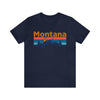 Montana T-Shirt - Mountain Sunset Unisex Montana Shirt