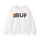 Buffalo, New York BUF Retro Stripe Sweatshirt-1