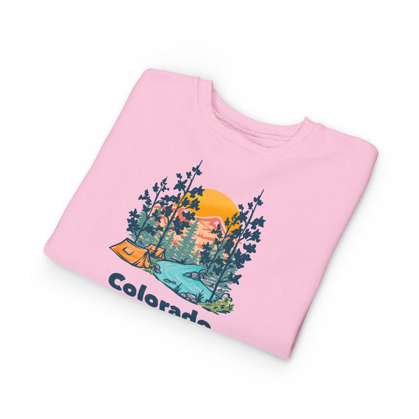 Colorado Toddler Sweatshirt - Colorado Toddler Crewneck Sweatshirt