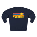 Premium Ventura, California Retro Sun Graphic Sweatshirt-6