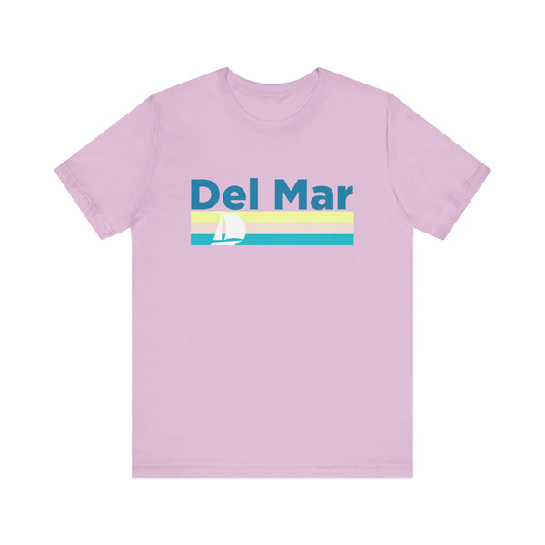 Del Mar T Shirt - Sailboat Graphic Del Mar Tee