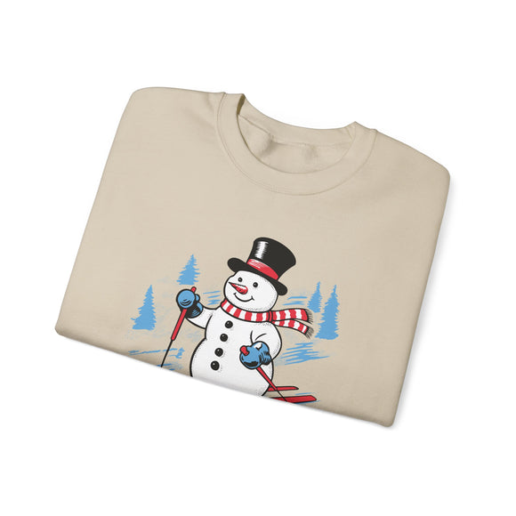 Vermont Sweatshirt - Ski Snowman Graphic Crewneck