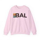 Baltimore, Maryland BAL Retro Stripe Sweatshirt-5