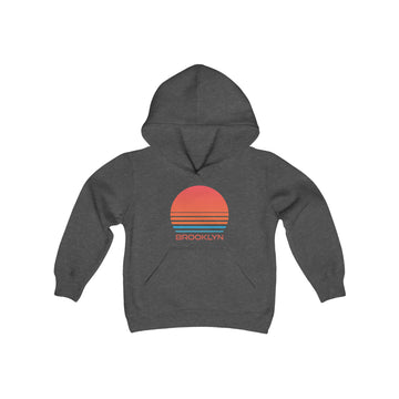 Brooklyn, New York Youth Hoodie - Retro 80s - 0