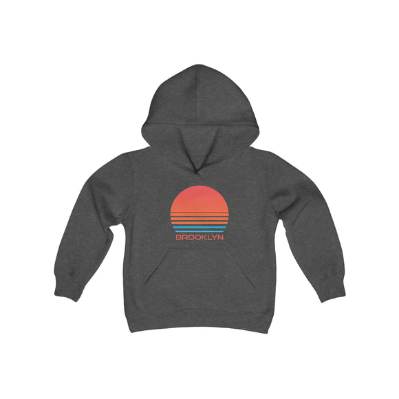 Brooklyn, New York Youth Hoodie - Retro 80s