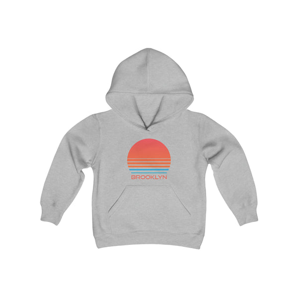 Brooklyn, New York Youth Hoodie - Retro 80s