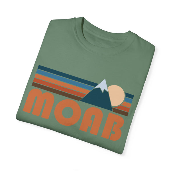 Moab, Utah Graphic Tee, Comfort Colors Retro Unisex Moab T shirt, Mountain Adventure Shirt